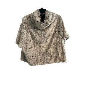 Style & Co. Faux Fur Cowl Neck Sweater